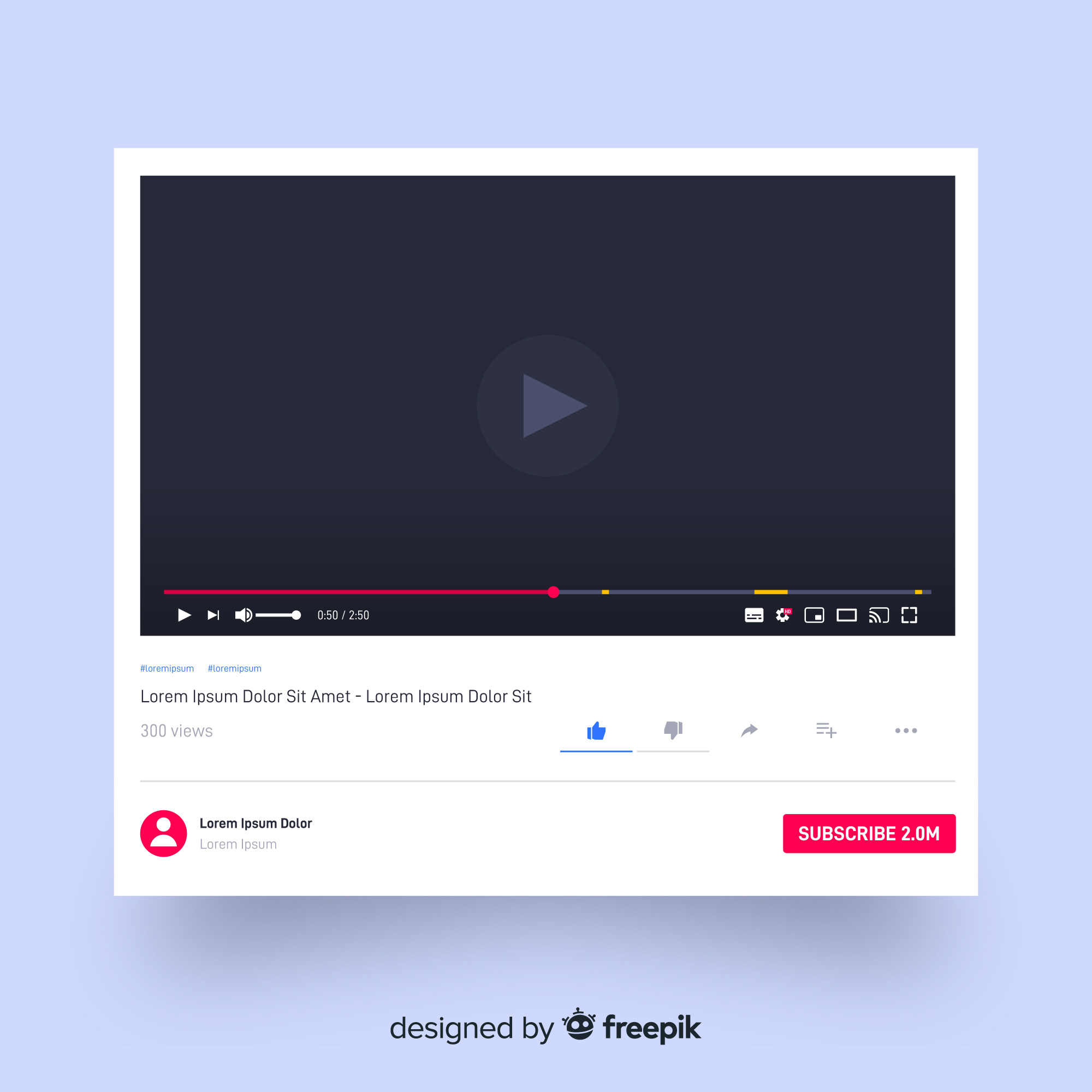 Youtube Video Template